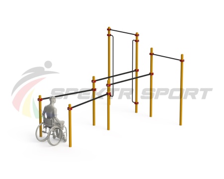 Купить Спортивный комплекс для инвалидов-колясочников WRK-D19_76mm в Спасе-Деменске 
