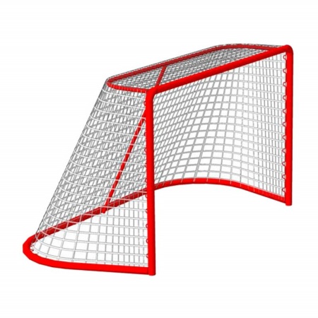 Купить Сетка хоккейная на ворота 1,22мх1,83мх0,5мх1,15м, нить 2,2 мм, безузловая в Спасе-Деменске 
