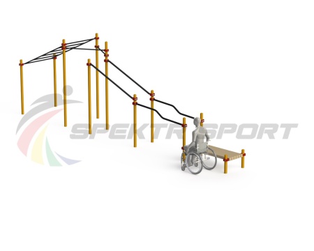 Купить Спортивный комплекс для инвалидов-колясочников WRK-D22_76mm в Спасе-Деменске 