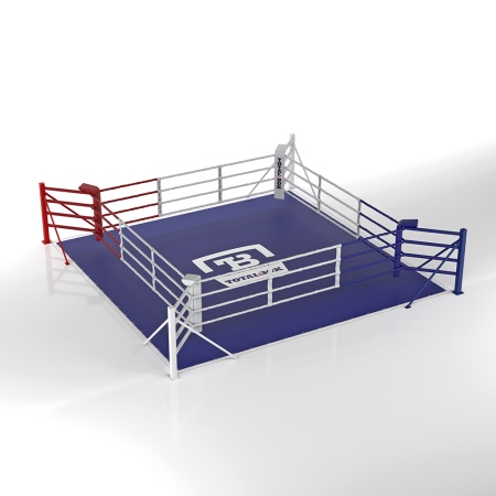 Купить Ринг боксерский напольный Totalbox на упорах 4х4м в Спасе-Деменске 