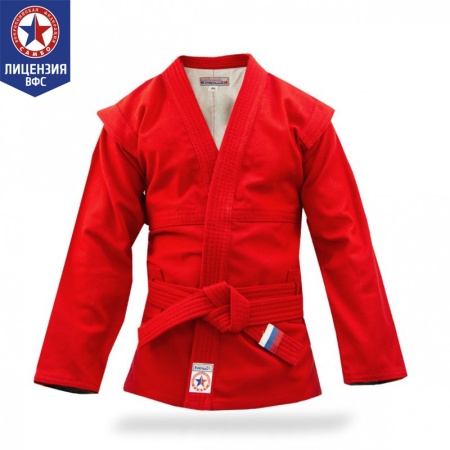 Купить Куртка для самбо "Атака" ВФС (подкладка, пояс)  р 36-48 в Спасе-Деменске 