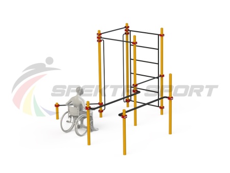 Купить Спортивный комплекс для инвалидов-колясочников WRK-D18_76mm в Спасе-Деменске 